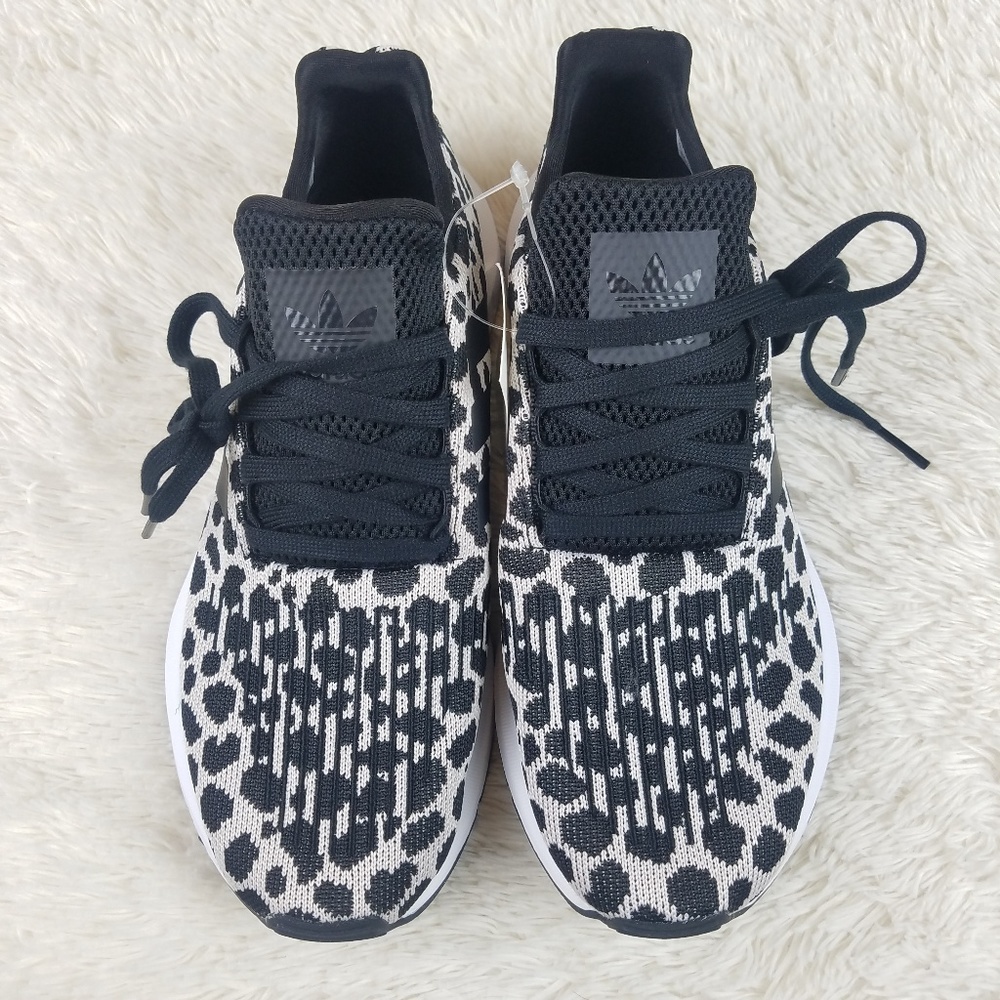 Adidas Swift Running Shoes Leopard Print - Picture 2 of 6